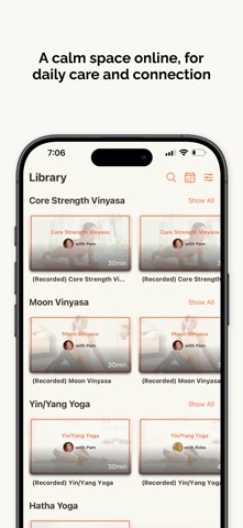 Live Virtual Yoga - Om Reset screenshot