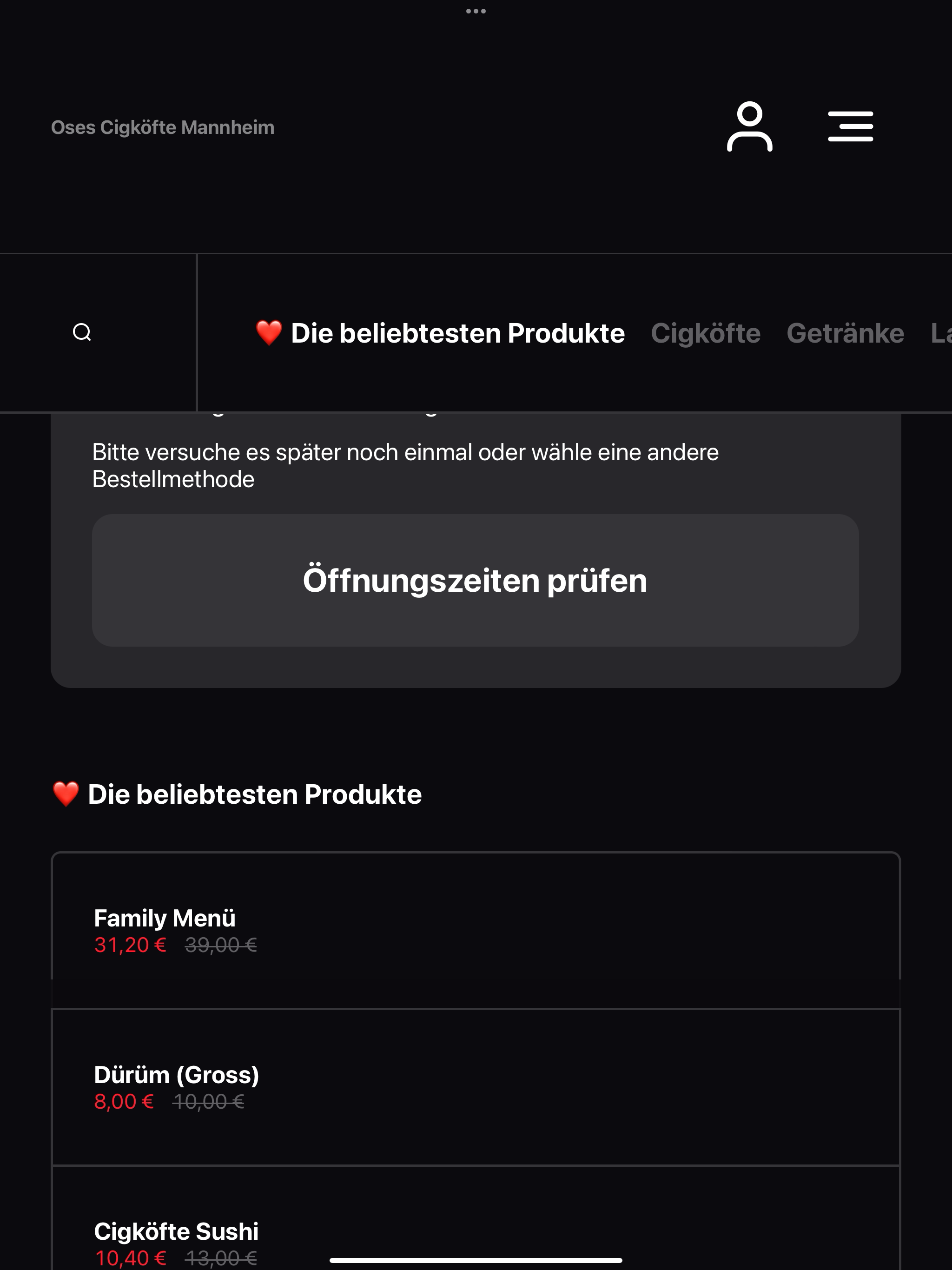 Oses Cigköfte