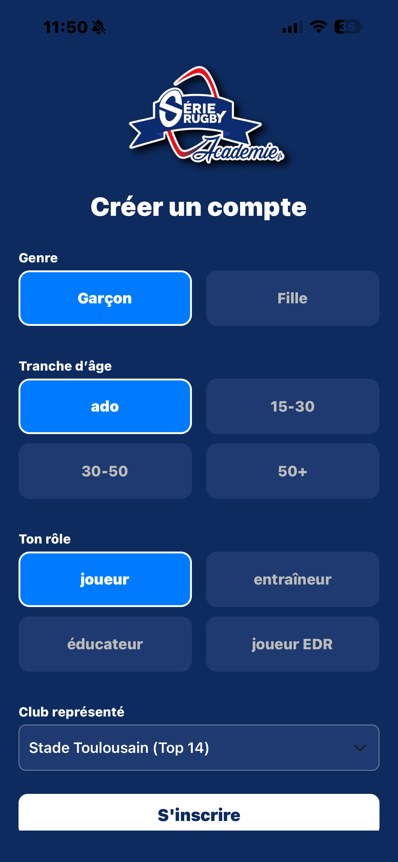 Série Rugby Académie screenshot 3