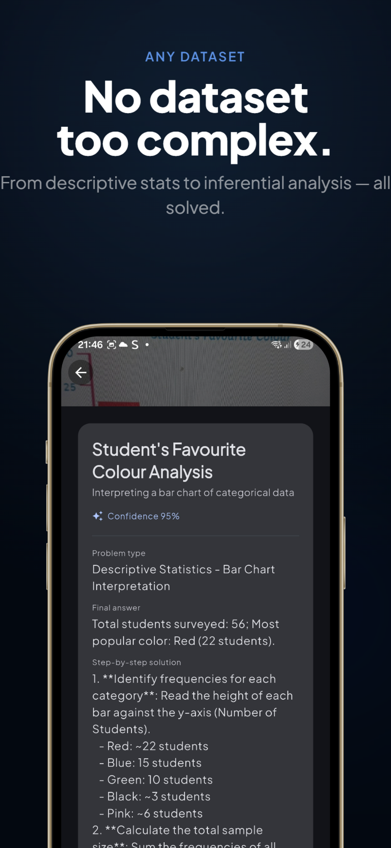 Statistics Solver: AI screenshot 5