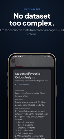 Statistics Solver: AI Screenshot 5 of 5