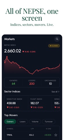 Punji: Nepal Stock Market iPhone screenshot