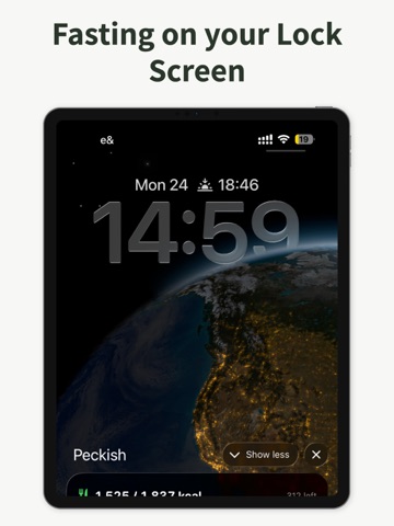 Peckish: AI Calorie Tracker iPad screenshot