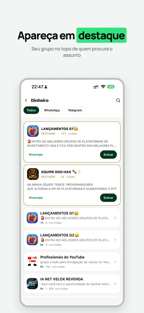 Screenshot #3 pour Linkado – Links de Grupos