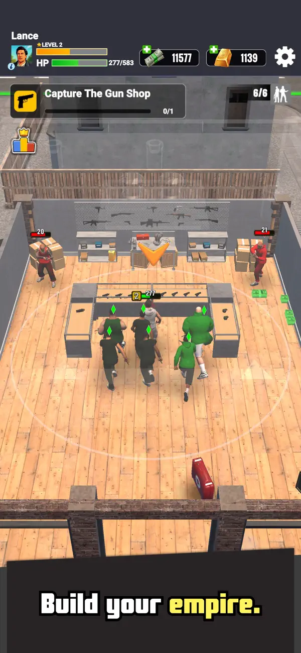 Gang Wars : Street Crime iOS Mod IPA screenshot 3 - iOS game interface