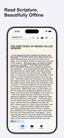 JustBible - Read & Learn Screenshot 1 of 10