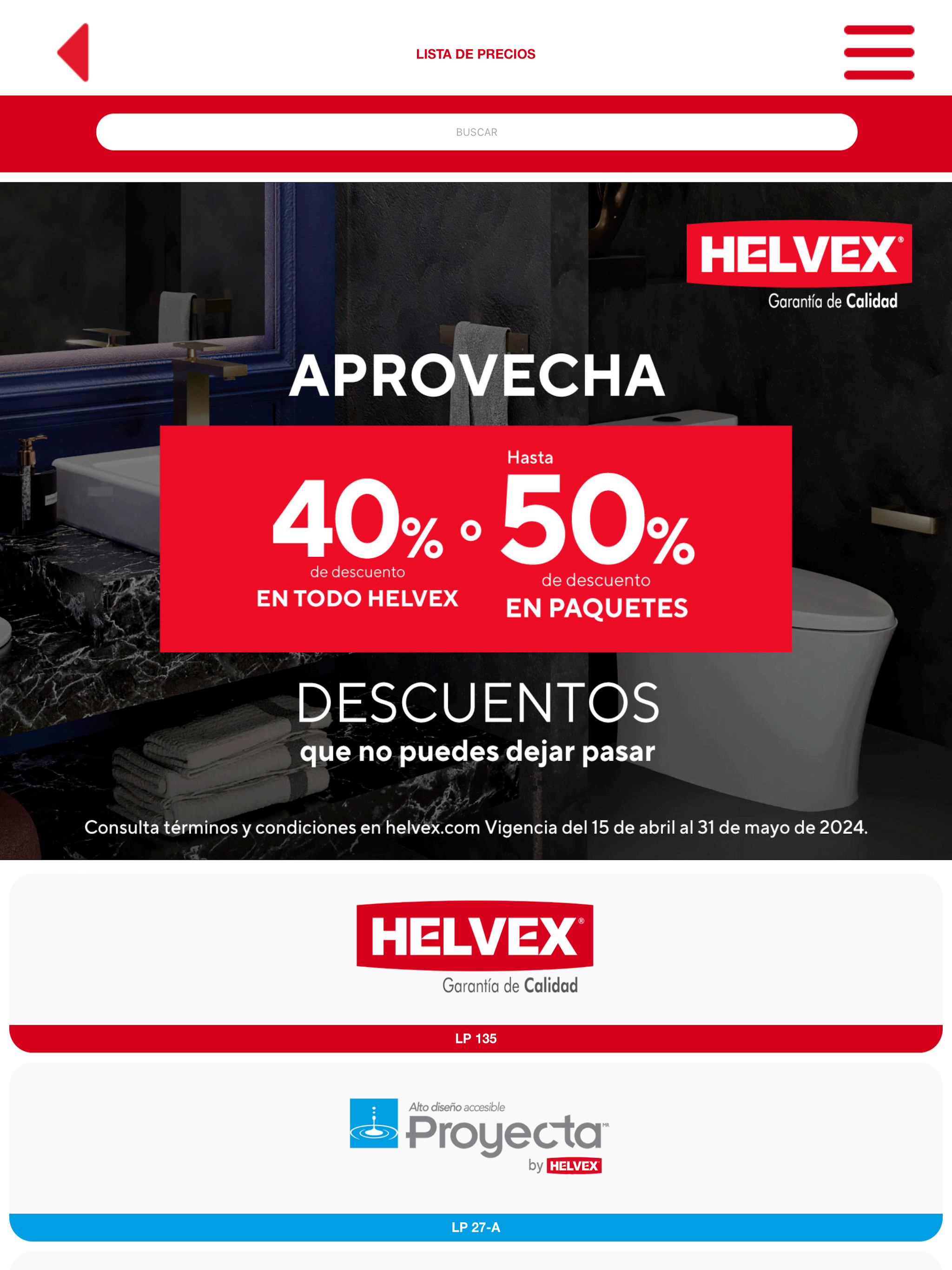 Productos Helvex screenshot 5