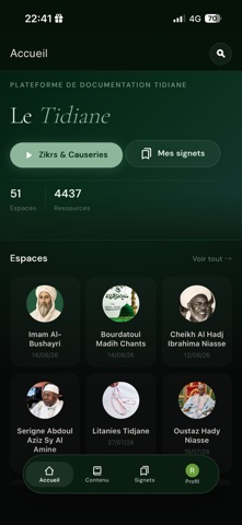Le Tidiane iPhone screenshot