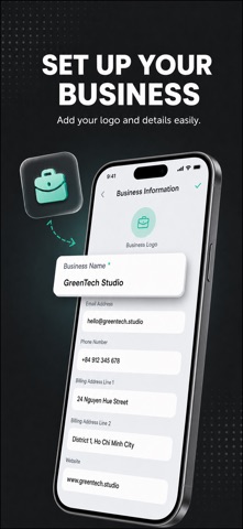 BillCanvas: Invoice Maker iPhone screenshot