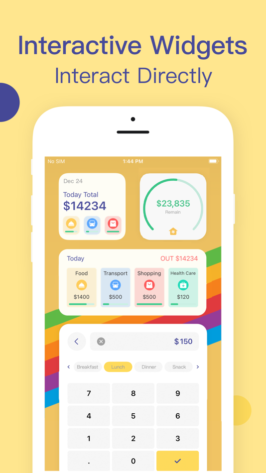 #2. Budget app - spending tracker (iOS) Por: InnerGrow