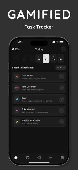 Bloxy - Gamified Task Manager Screenshot 1 of 5