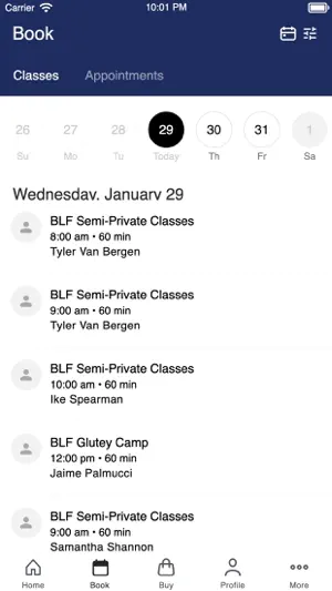 Blue Lion Fitness screenshot 2