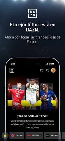 DAZN: Deportes en Directo App Store preview screenshot 2