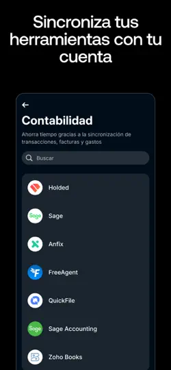 Captura de pantalla de Revolut Business en iPhone 5