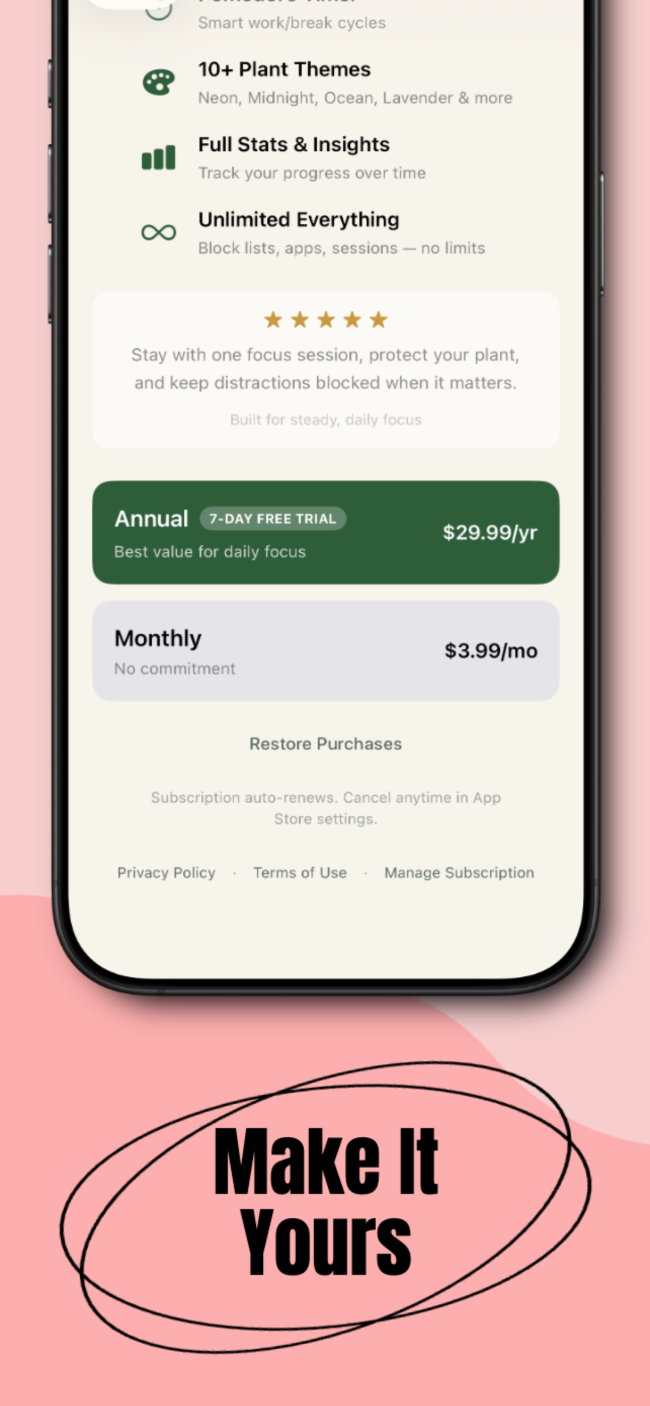 Rootlock: Focus & Block