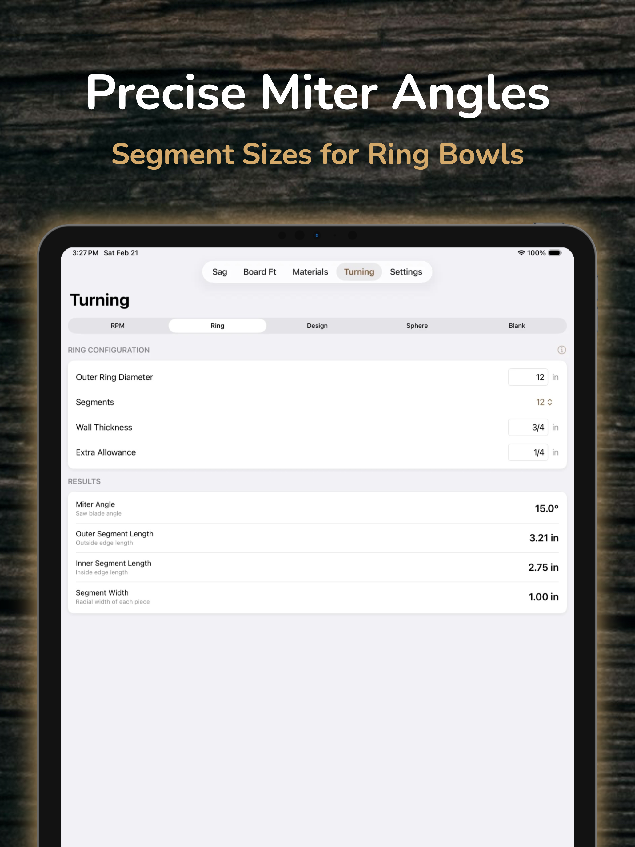 Wood Calc: Shop Calculator