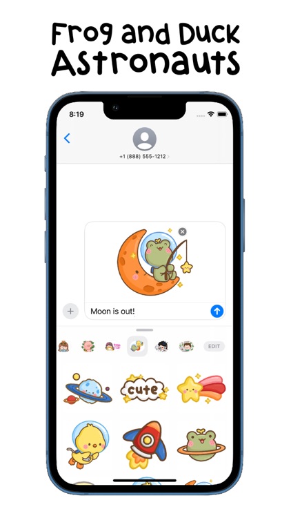 Frog and Duck in Space