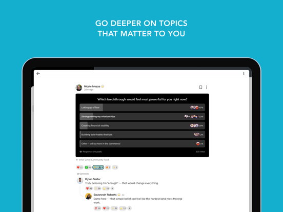 Tony Robbins Arena iPad screenshot 3 - Productivity app
