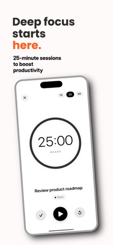 Focus: ADHD To Do List & Timer iPhone screenshot