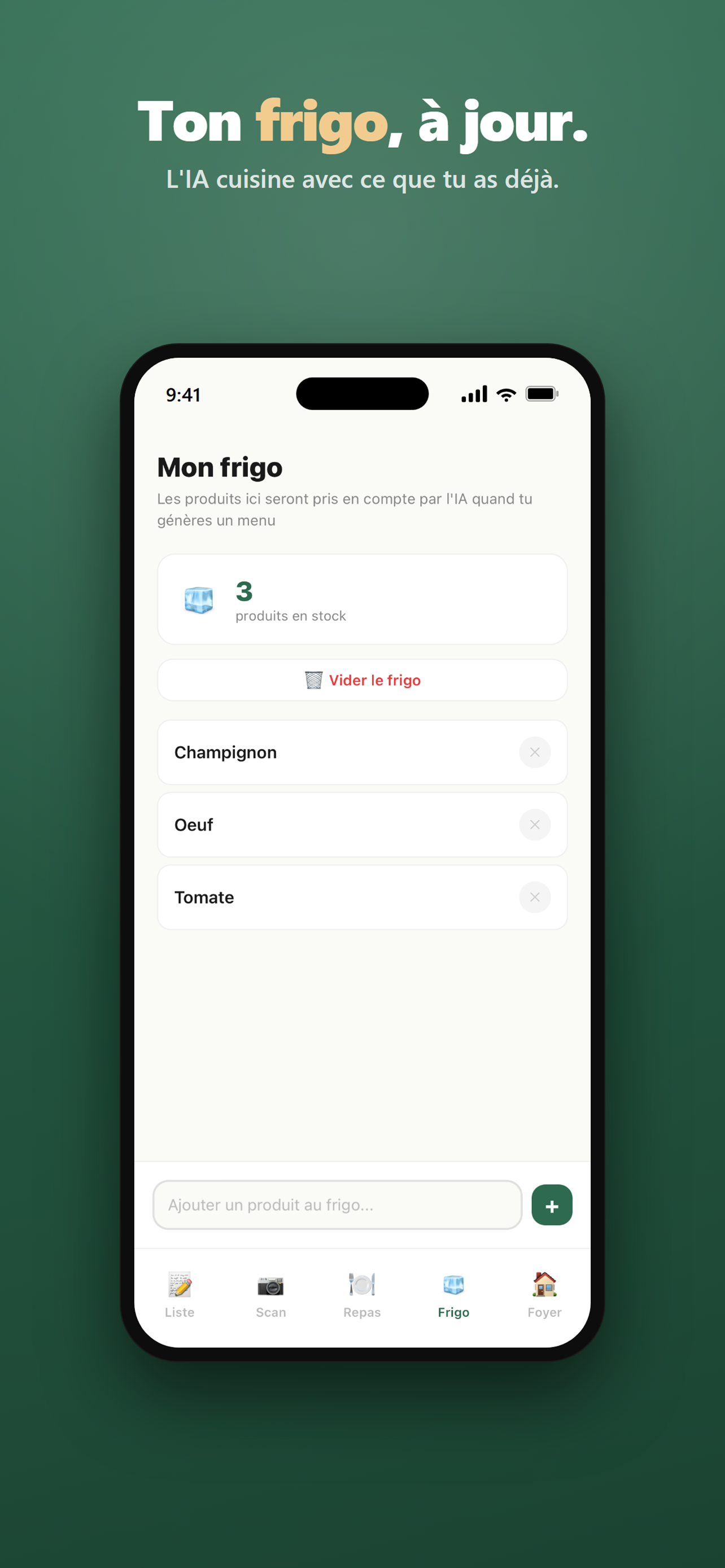 myListy - Liste de courses IA