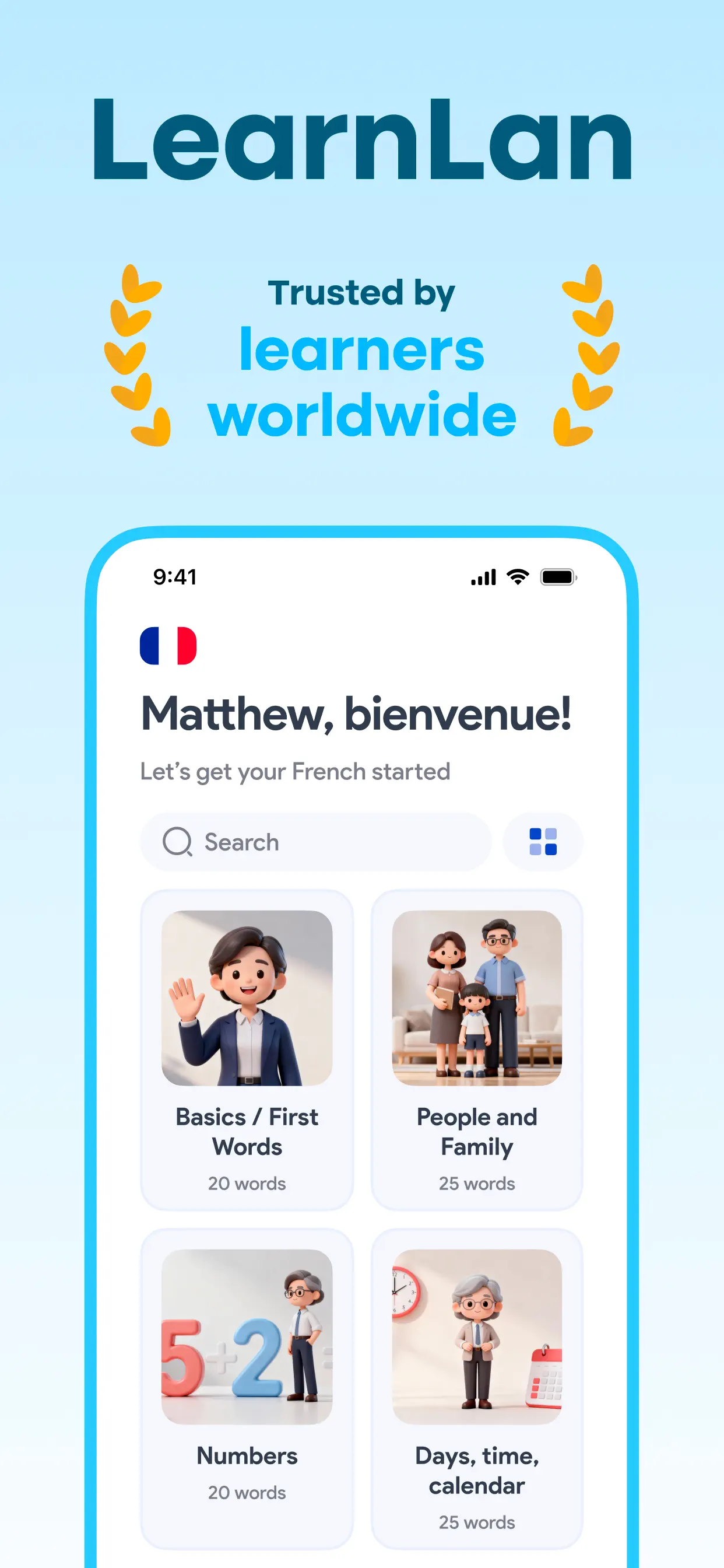 #1. LearnLan - Learning Language (iOS) โดย: Medvedev Aleksandr