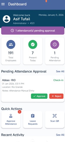 Sirius Attendance Screenshot 2 of 7