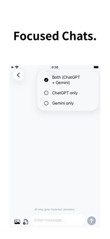 Multi-AI iPhone screenshot
