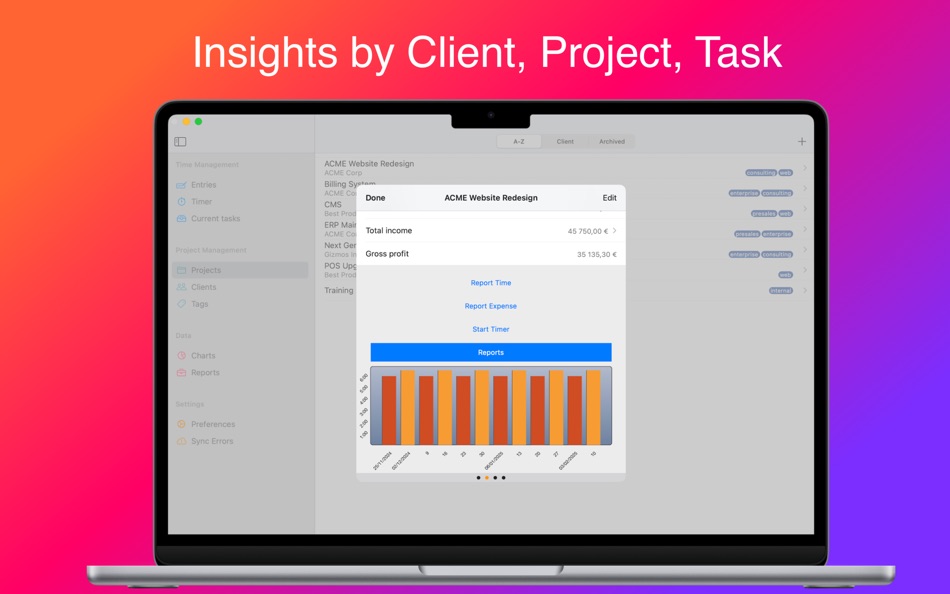 #4. Cube - Time & Expense Tracker (macOS) 由: bitrzr, LDA