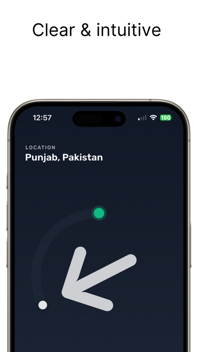 Find Qibla - Prayer Direction iPhone screenshot 4 - Navigation app