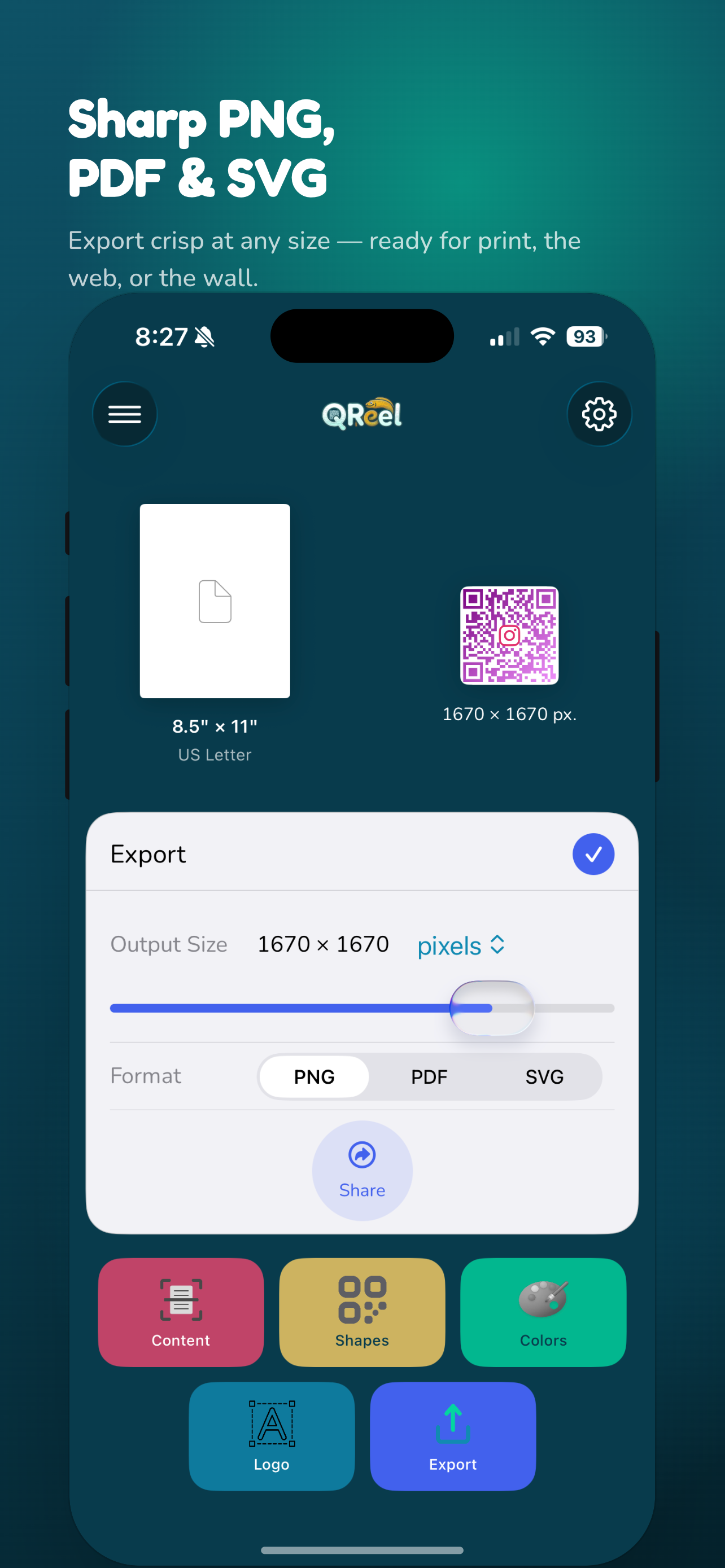 QReel: QR Code Generator screenshot 5