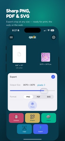 QReel: QR Code Generator iPhone screenshot