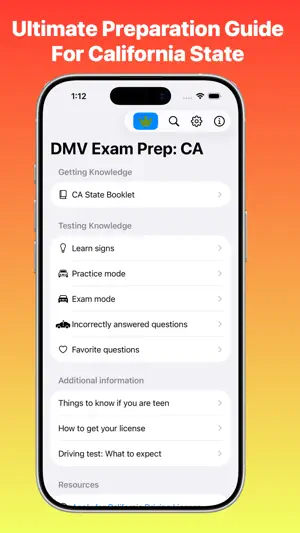 CA DMV Practice Test 2026 Prep screenshot 1