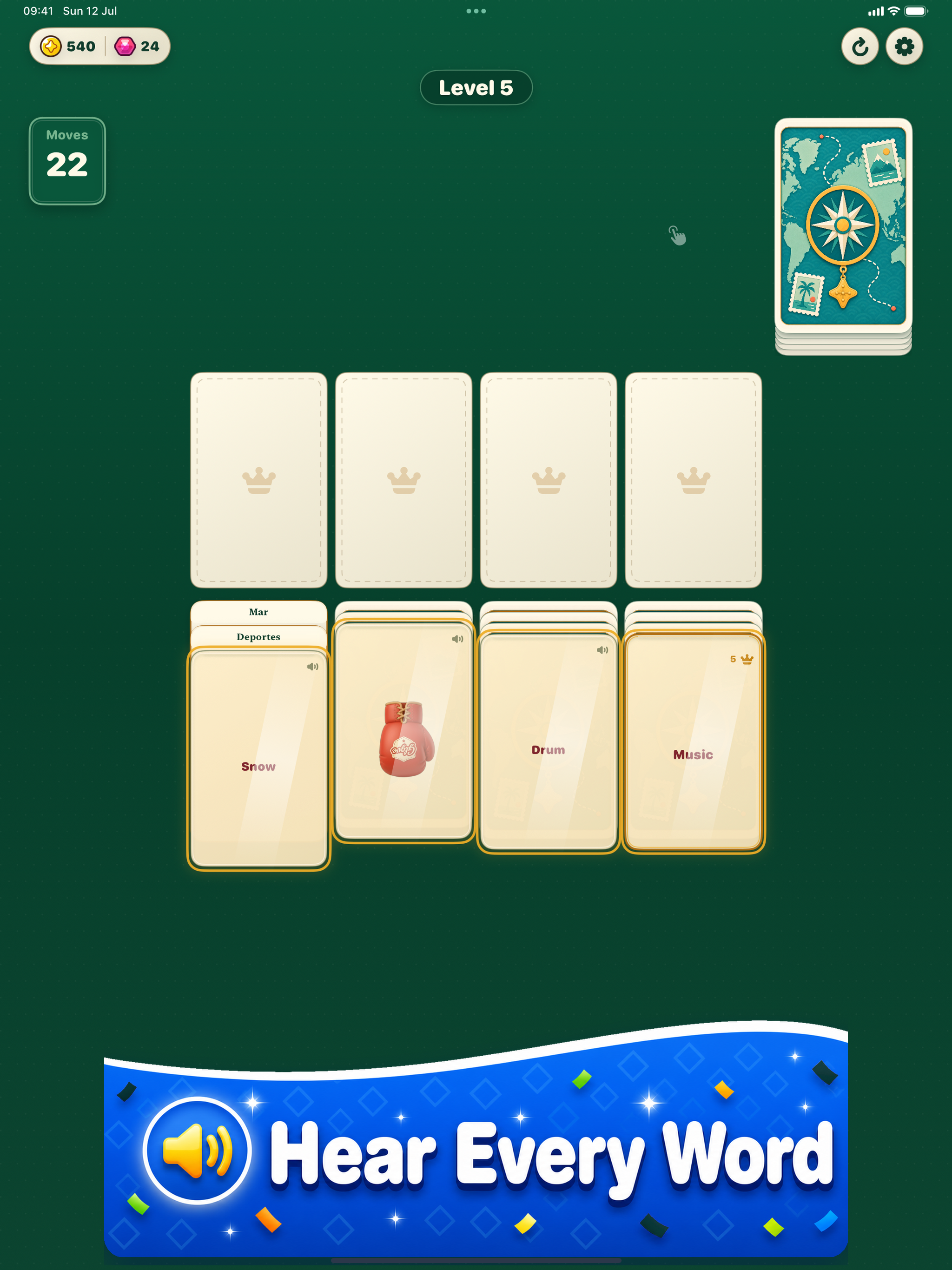 Language Solitaire: Word Game screenshot 13