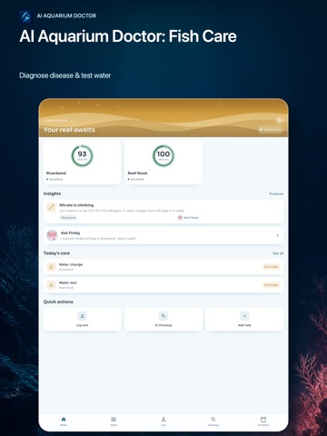 AI Aquarium Doctor: Fish Care iPad screenshot