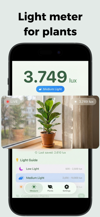 Light Meter For Plants Screenshot 1 of 3