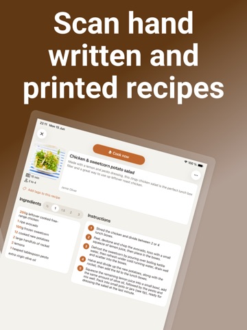 Makitra: Recipe book iPad screenshot