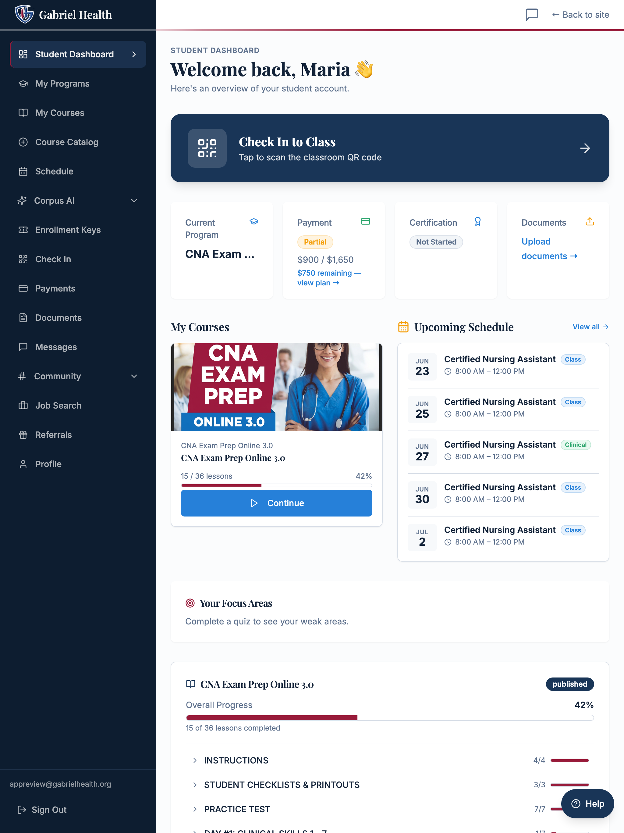 Gabriel Health Institute screenshot 9
