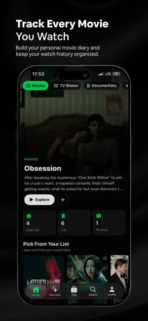 Cinemetric: Movie Diary screenshot 2