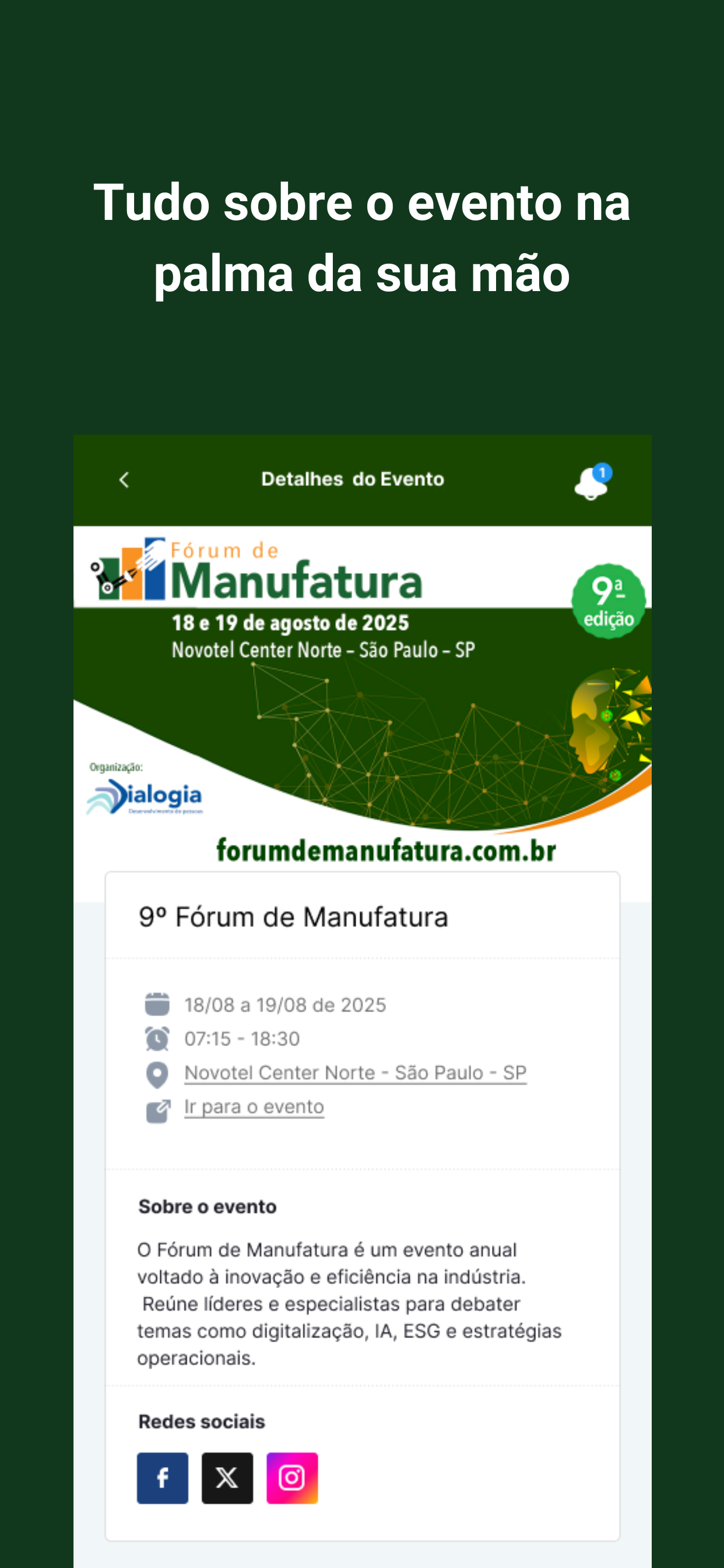 9º Fórum de Manufatura