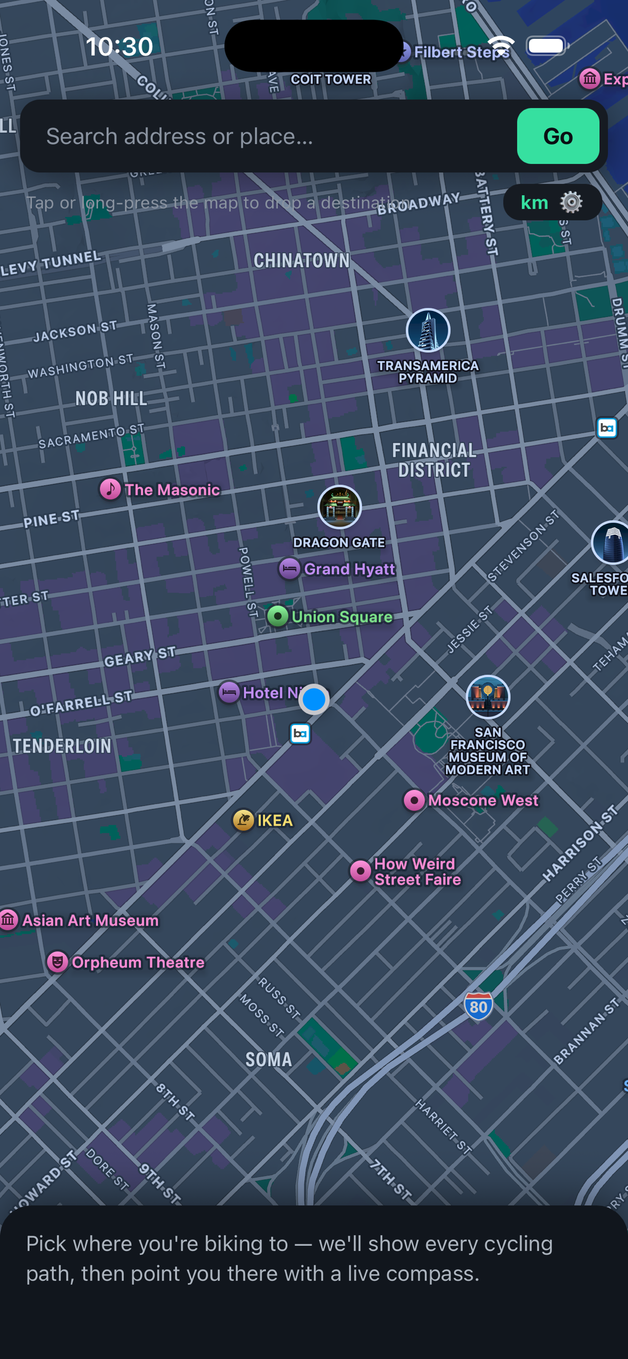 Beeline Bike Compass screenshot 3