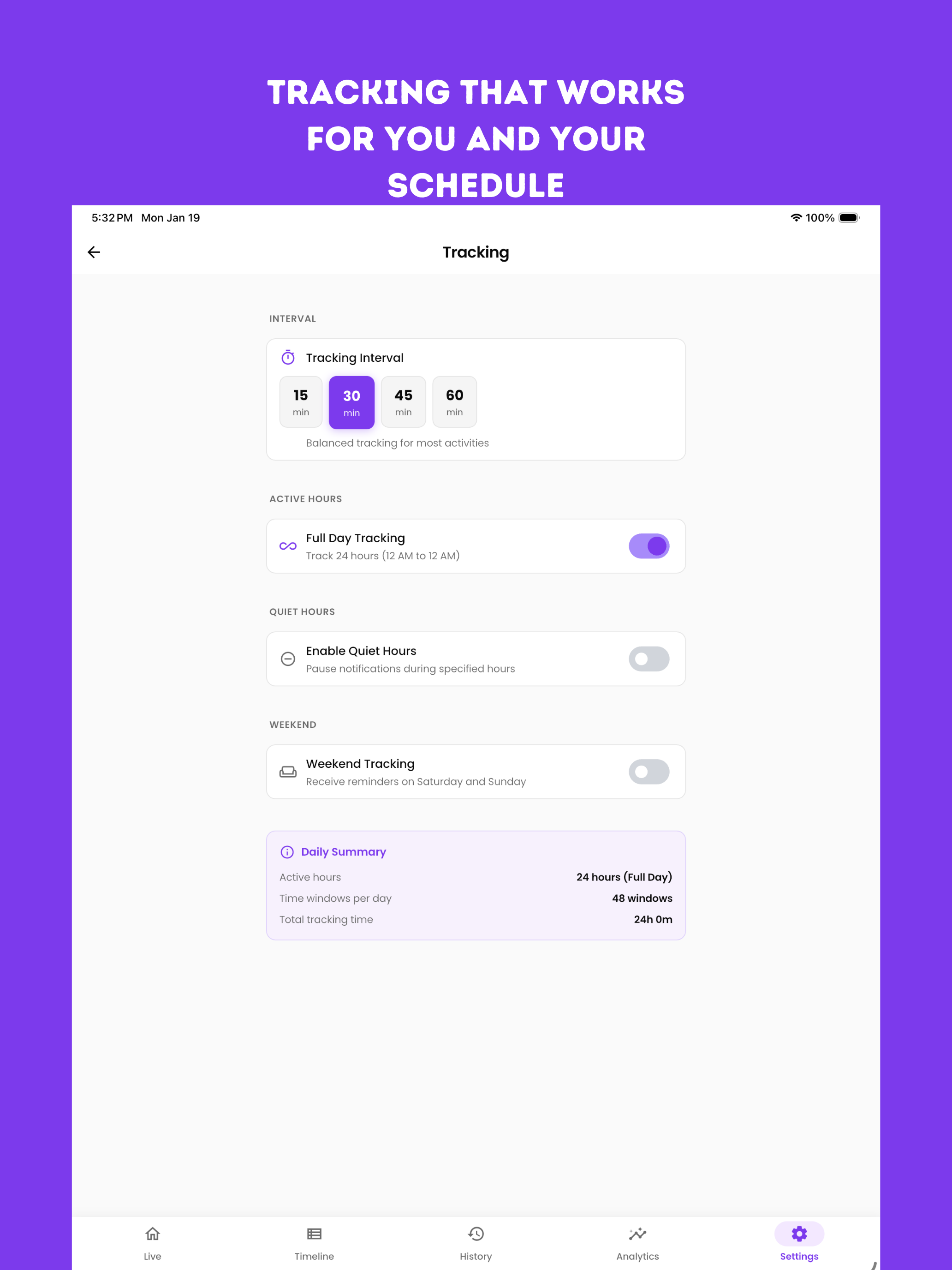Time Aware - Voice Time Track