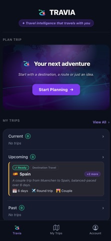 Travia: Travel Intelligence screenshot
