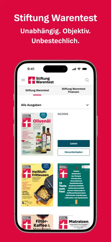 Stiftung Warentest screenshot 1 of 7
