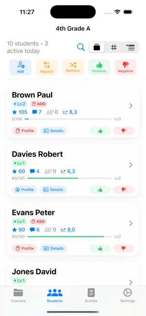 ClassBook Pro: Teacher Grades screenshot 2