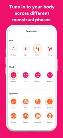 Asan Period Tracker screenshot