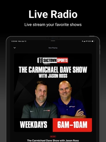 Sactown Sports 1140AM iPad screenshot