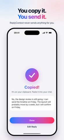 ReplyContext: AI Reply Writer Screenshot 6 of 8