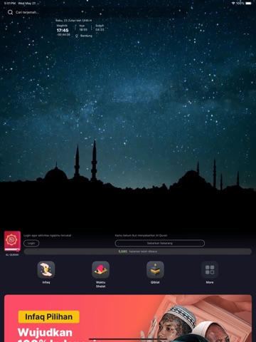 Quran Best Indonesia iPad screenshot 1