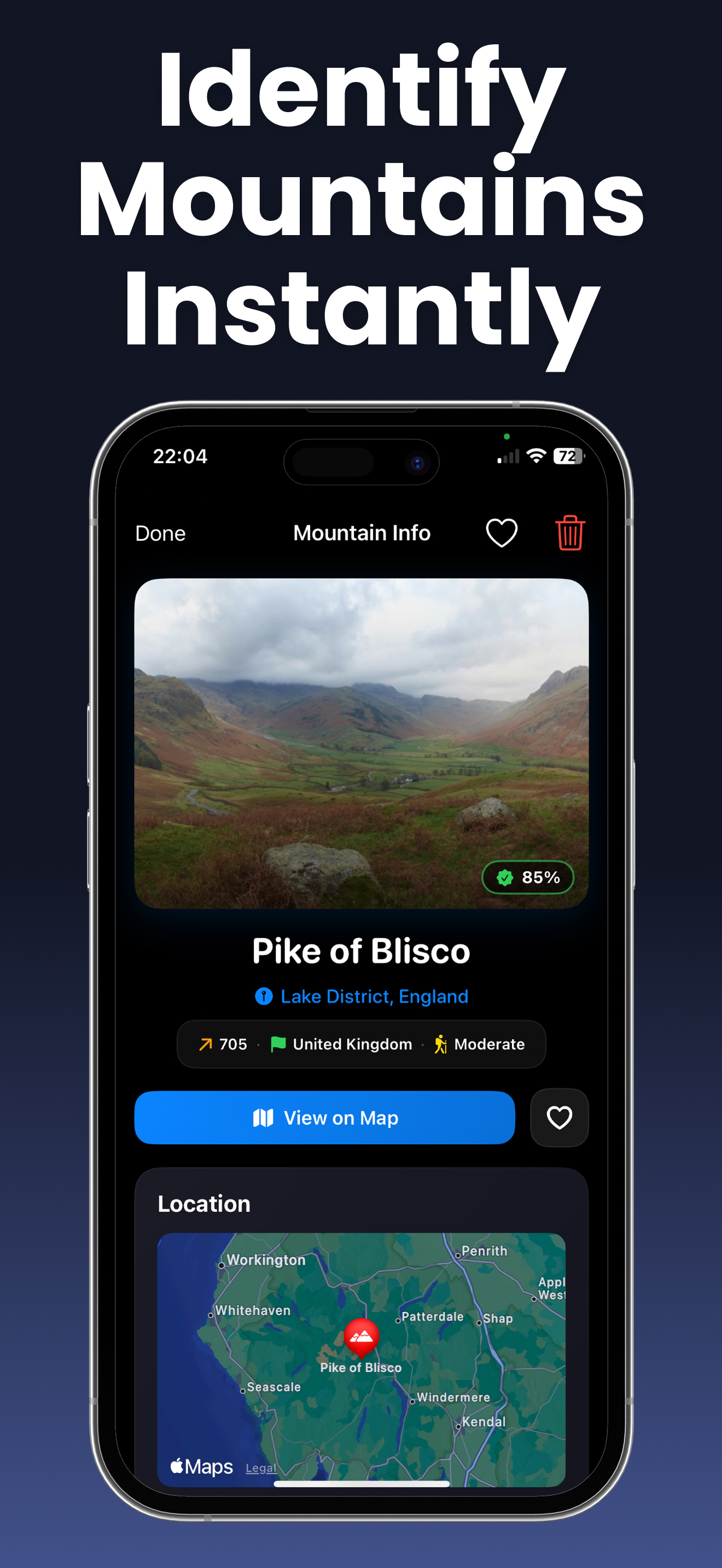 Mountain Identifier: Peak Lens