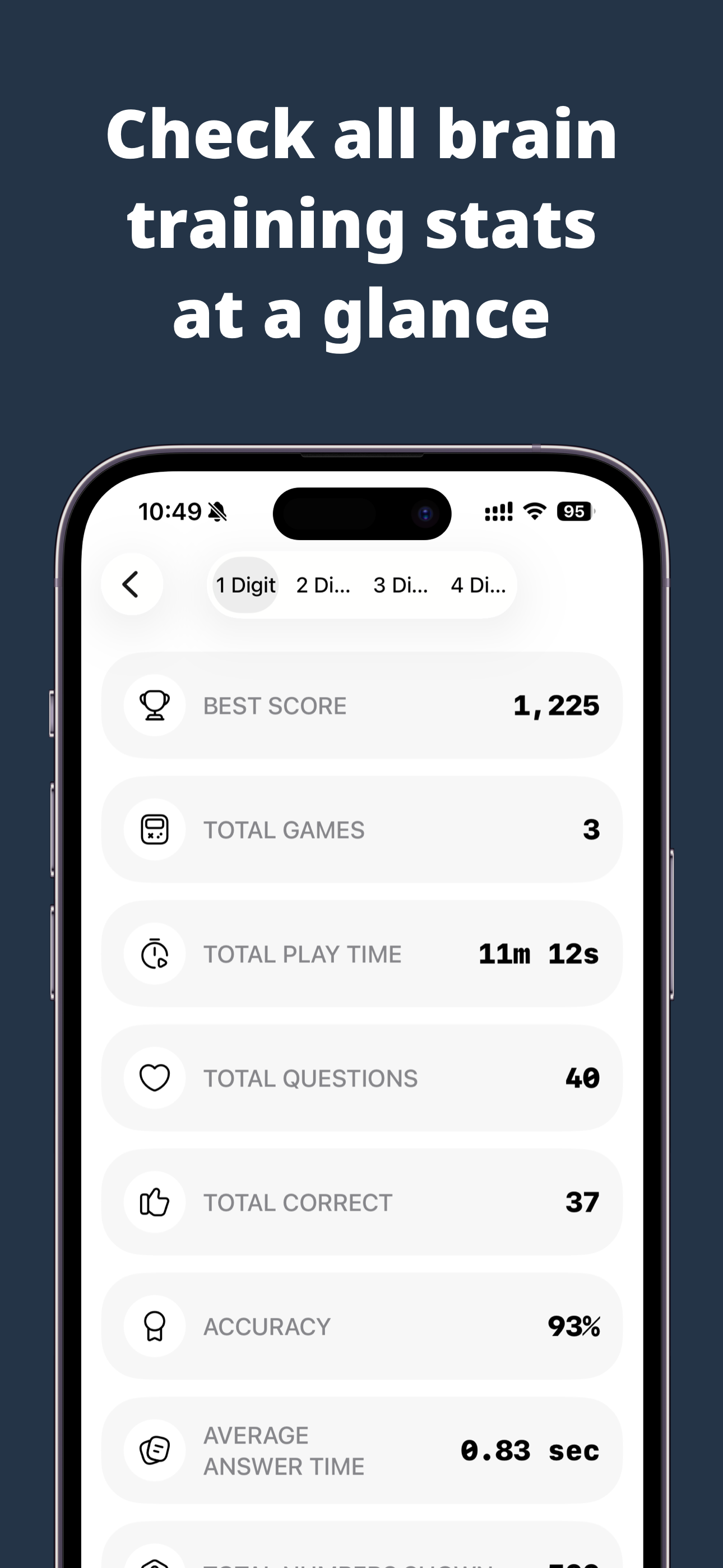 Flash Mental Math BrainFit Now screenshot 8